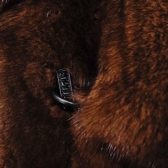 Shawl Collar Mink Fur Jacket - Picture 6 of 7